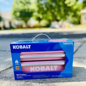KOBALT pink mini tool box NIB